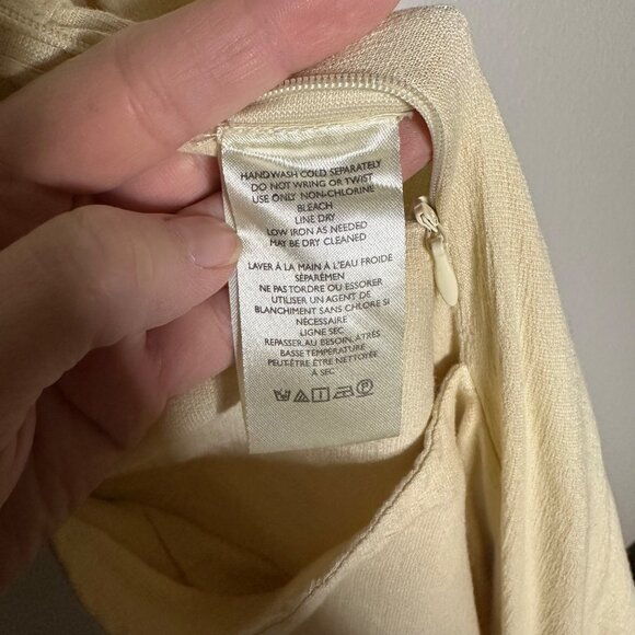 Free People Avery Jumpsuit Size 4 Washed Out Cream One Shoulder New - Picture 9 of 11